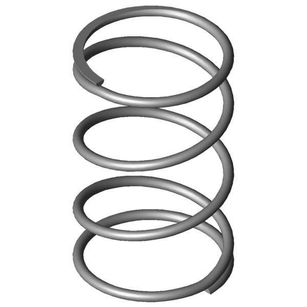 CAD obrázek Tlacné pružiny VD-063Q-04