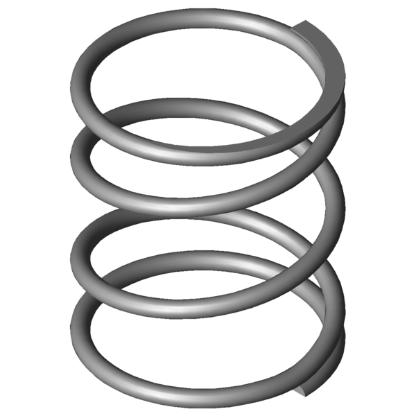 CAD obrázek Tlacné pružiny VD-063R