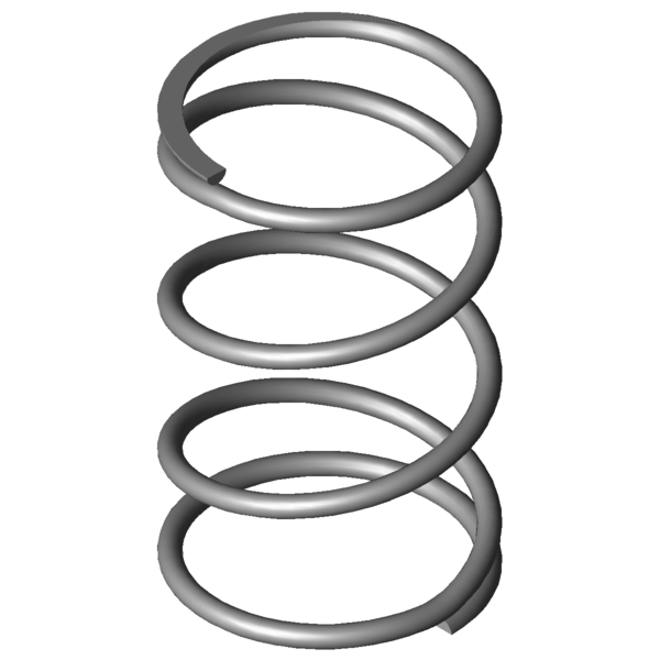CAD obrázek Tlacné pružiny VD-063S