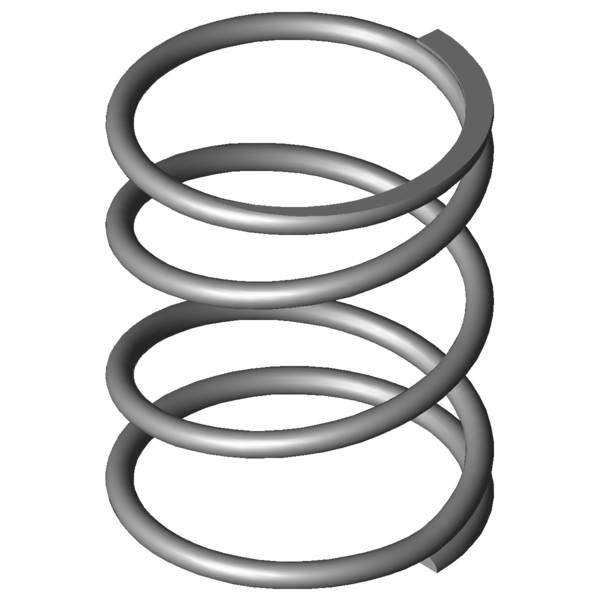 Imagen CAD Muelles de compresión VD-091B