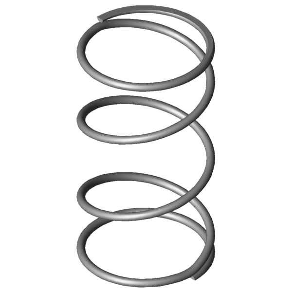 Imagen CAD Muelles de compresión VD-117H-10