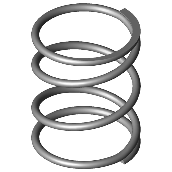 Imagen CAD Muelles de compresión VD-117R