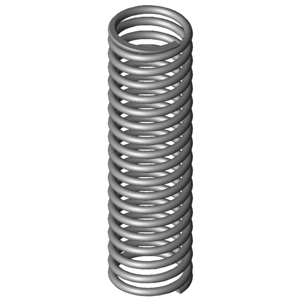 Imagen CAD Muelles de compresión VD-207J-25