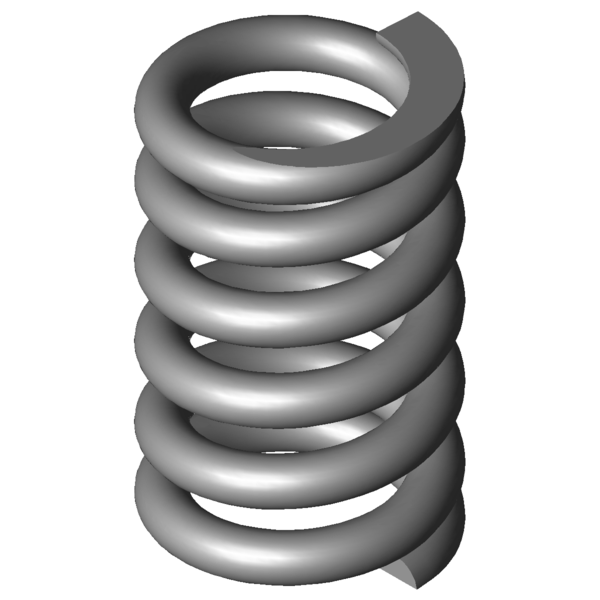Immagine CAD Molle a compressione VD-313A-03