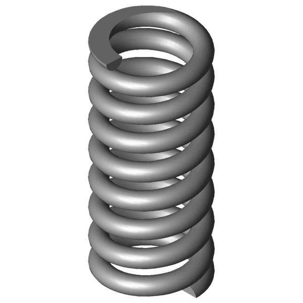 Immagine CAD Molle a compressione VD-313A-05