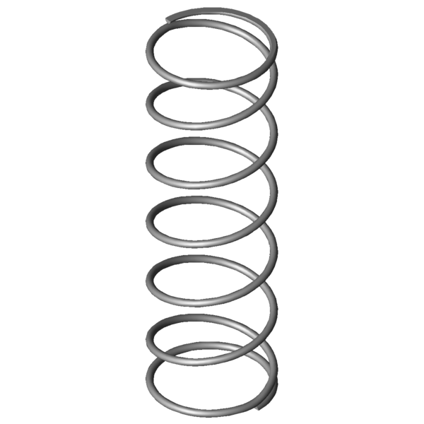 Immagine CAD Molle a compressione VD-313C