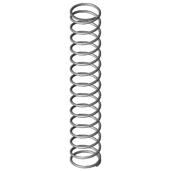 Obraz CAD Sprezyny naciskowe VD-313E-14
