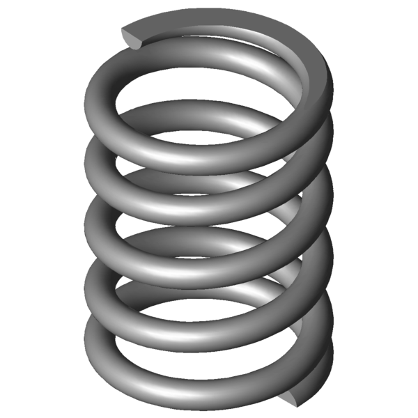 Obraz CAD Sprezyny naciskowe VD-313J-06