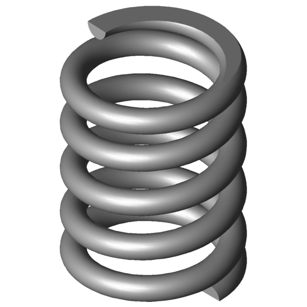 Obraz CAD Sprezyny naciskowe VD-313K