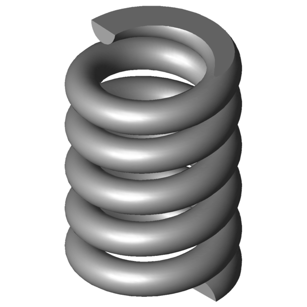 Obraz CAD Sprezyny naciskowe VD-313O