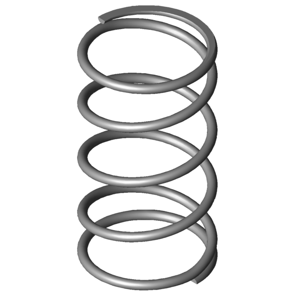 Obraz CAD Sprezyny naciskowe VD-314