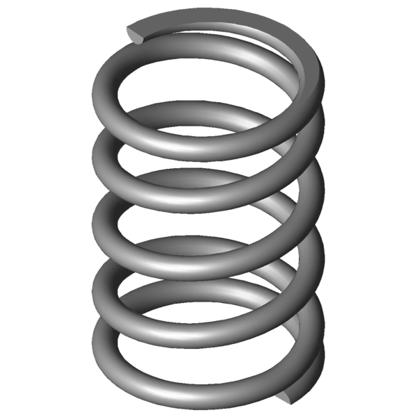 Obraz CAD Sprezyny naciskowe VD-325