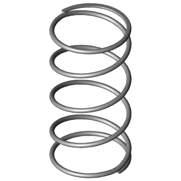 Obraz CAD Sprezyny naciskowe VD-339F