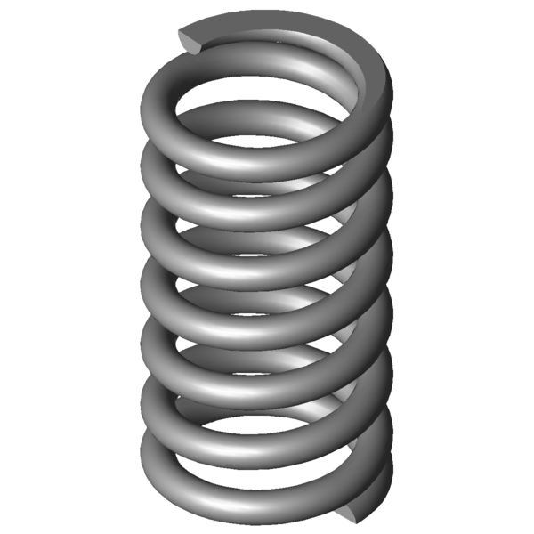 Obraz CAD Sprezyny naciskowe VD-339P