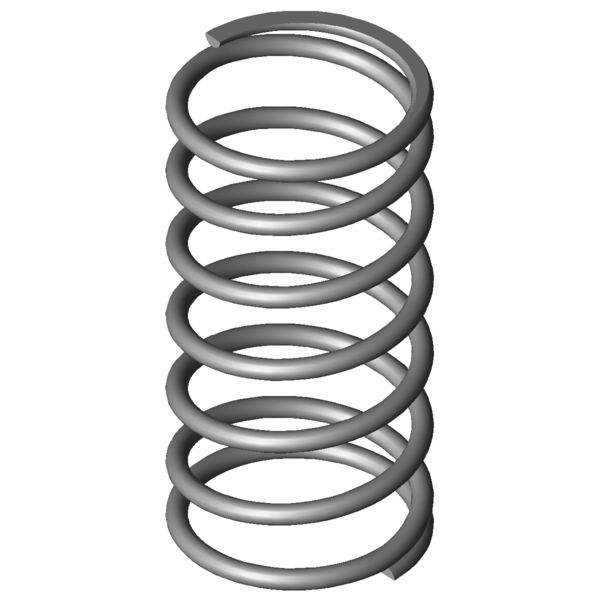 Obraz CAD Sprezyny naciskowe VD-344A-14