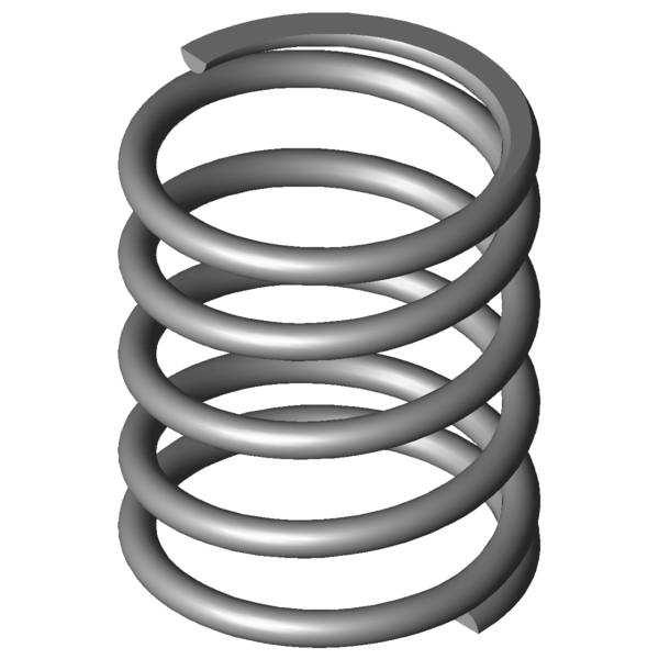 Obraz CAD Sprezyny naciskowe VD-344B