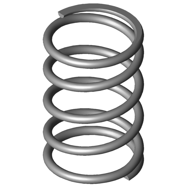 Obraz CAD Sprezyny naciskowe VD-345