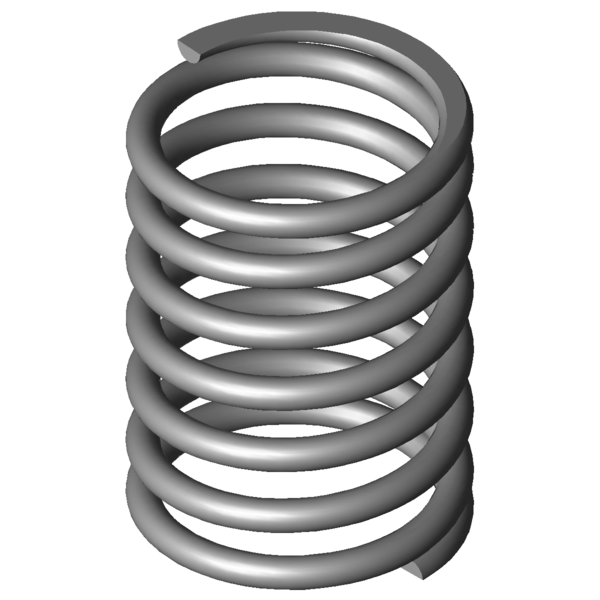 Obraz CAD Sprezyny naciskowe VD-349A-04