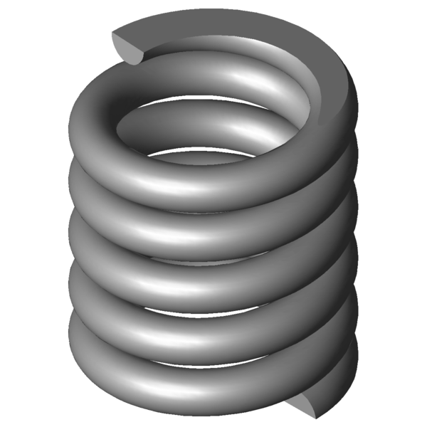 Obraz CAD Sprezyny naciskowe VD-359B