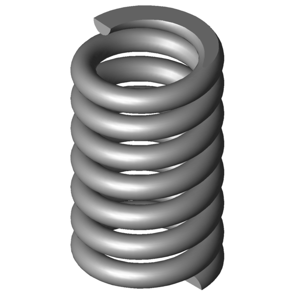 Obraz CAD Sprezyny naciskowe VD-360A