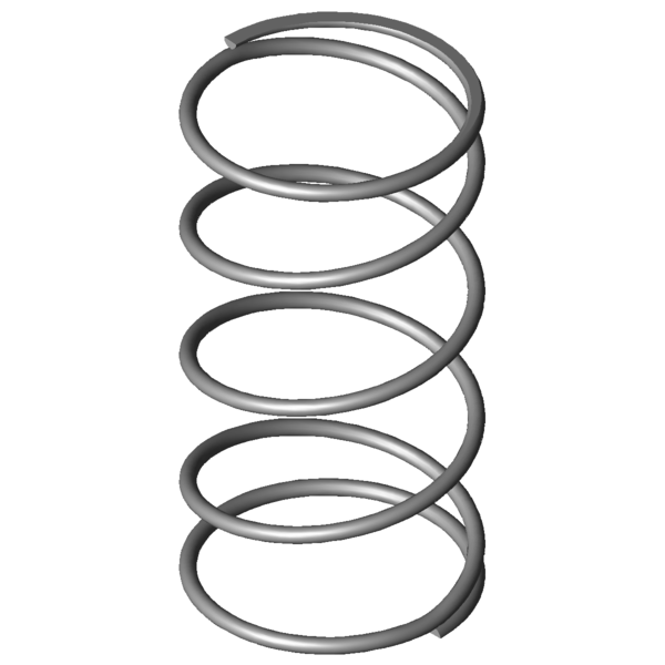 Obraz CAD Sprezyny naciskowe VD-364B