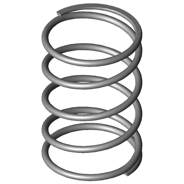 Obraz CAD Sprezyny naciskowe VD-364E-04