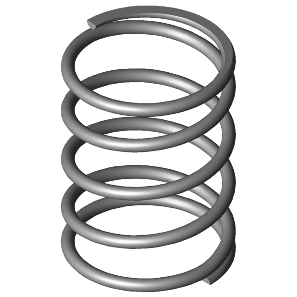 Obraz CAD Sprezyny naciskowe VD-364E-10