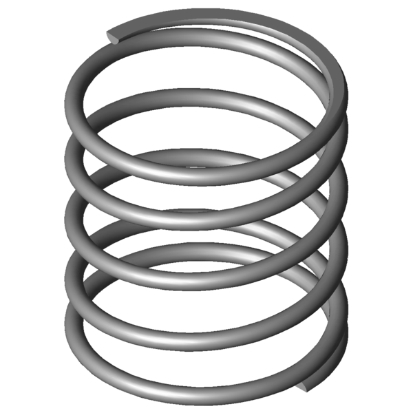Obraz CAD Sprezyny naciskowe VD-364R-56
