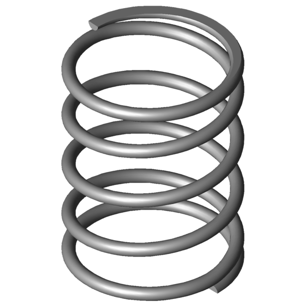 Obraz CAD Sprezyny naciskowe VD-364R-60