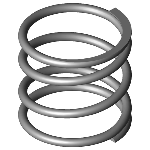 Obraz CAD Sprezyny naciskowe VD-369B