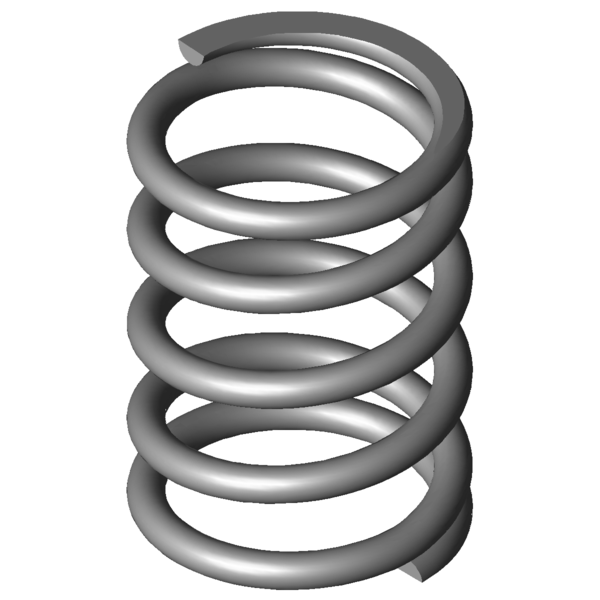 Obraz CAD Sprezyny naciskowe VD-375