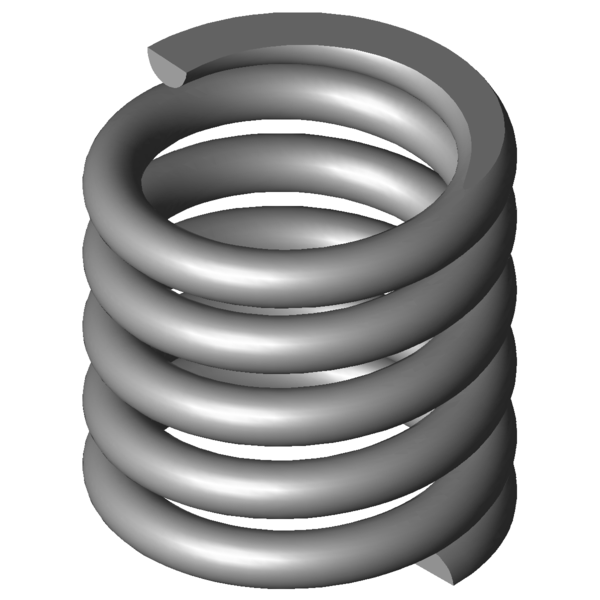 Obraz CAD Sprezyny naciskowe VD-379B