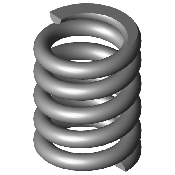 Obraz CAD Sprezyny naciskowe VD-385