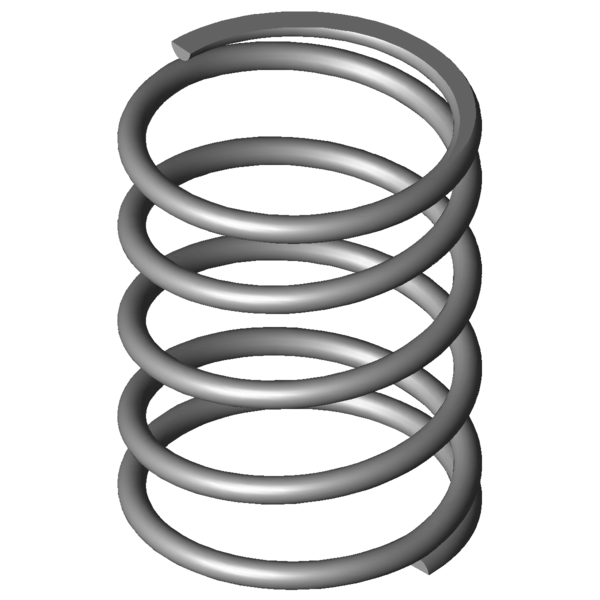 Obraz CAD Sprezyny naciskowe VD-389E-20