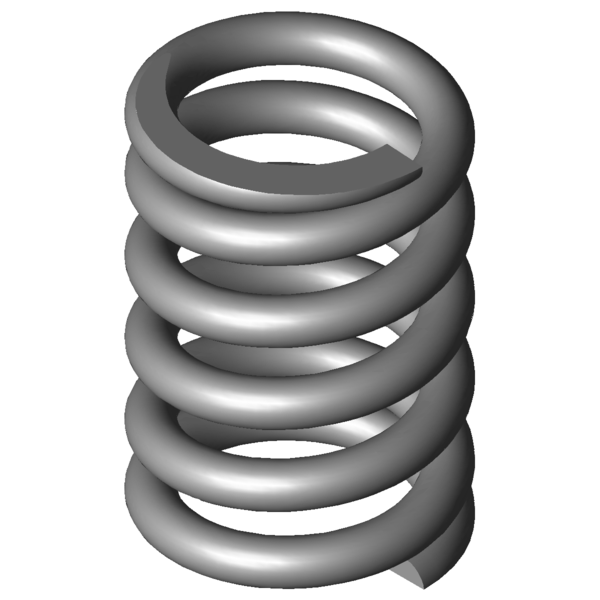 Obraz CAD Sprezyny naciskowe VD-389N-01