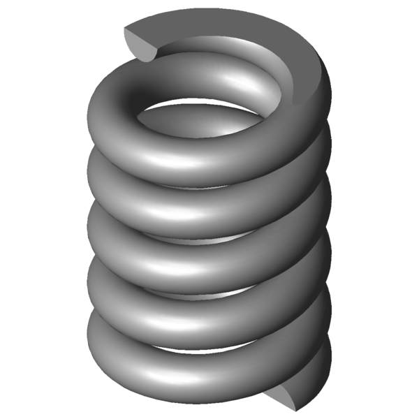 Obraz CAD Sprezyny naciskowe VD-389O