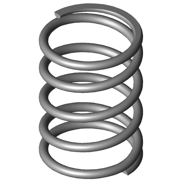 Imagen CAD Muelles de compresión VD-395