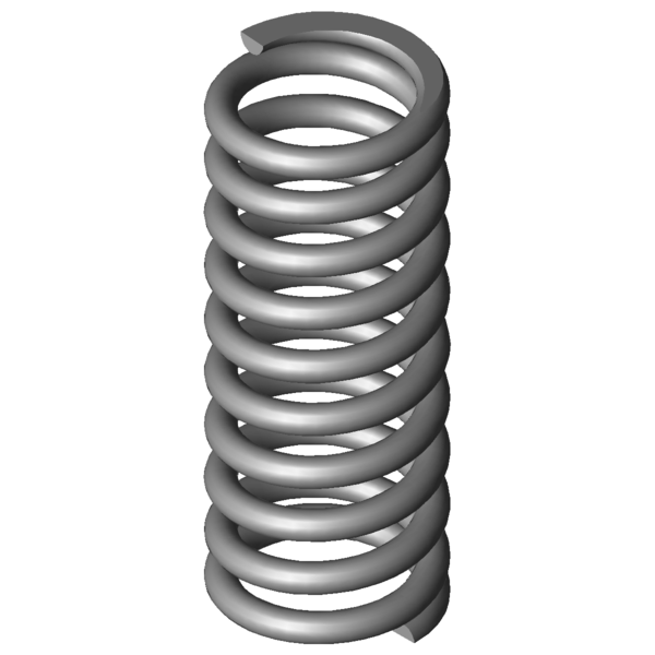 CAD kép nyomórugók VD-406A