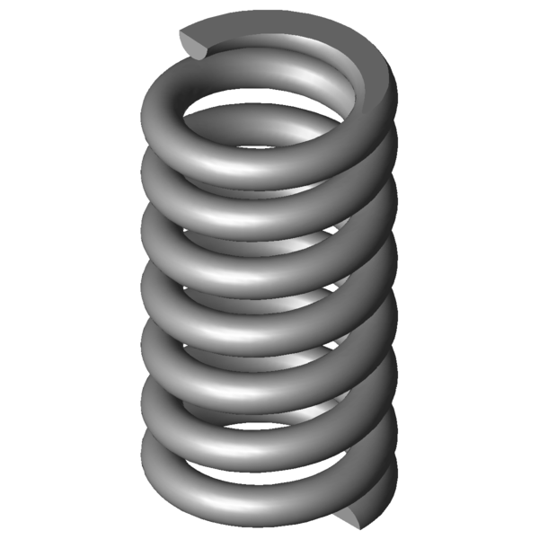 CAD kép nyomórugók VD-411