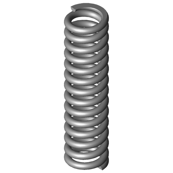 CAD kép nyomórugók VD-413