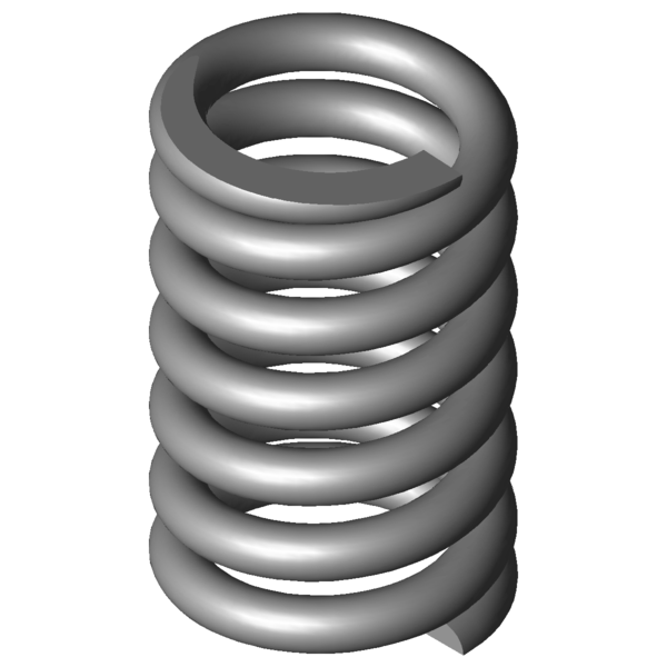 Immagine CAD Molle a compressione VD-414M-01