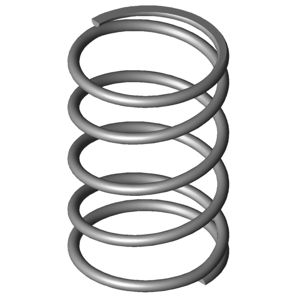 CAD kép nyomórugók VD-415