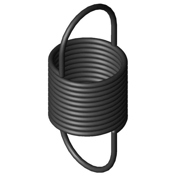 Imagen CAD Muelles de extensión Z-082X