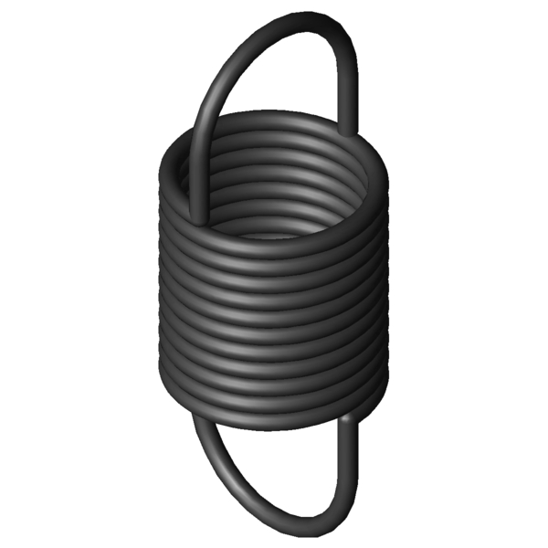 Imagen CAD Muelles de extensión Z-085X