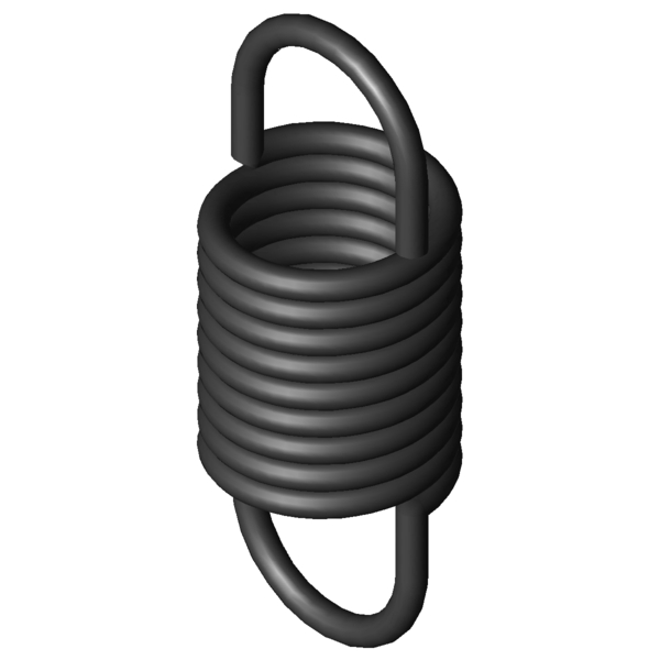 CAD image Extension Springs Z-156E-10I