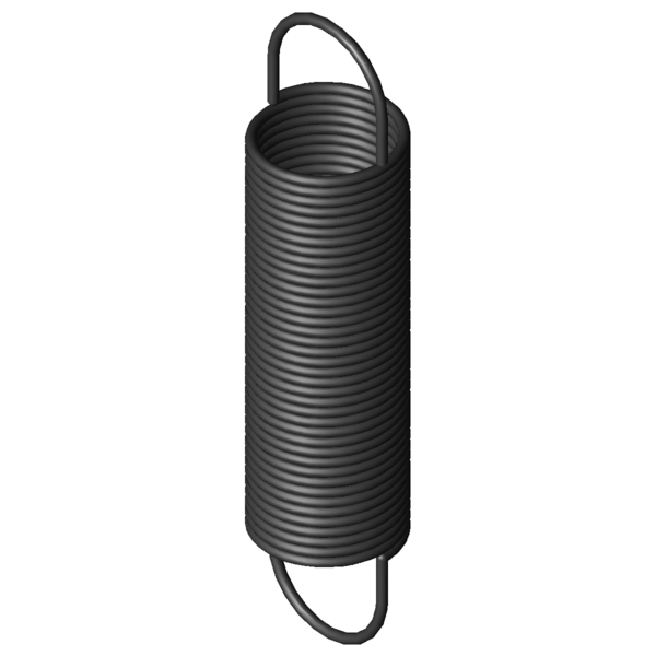 CAD image Extension Springs Z-162E-13I