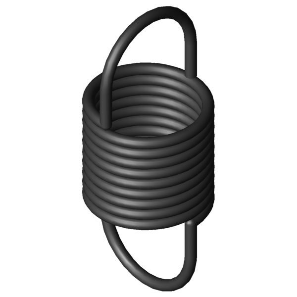 CAD image Extension Springs Z-162FX