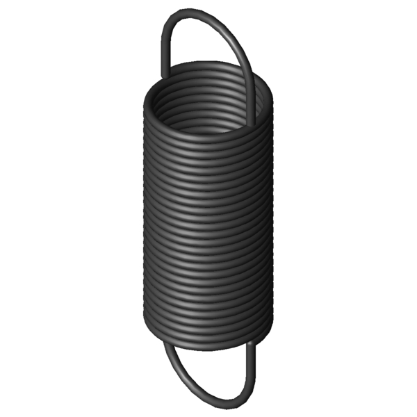 CAD image Extension Springs Z-162U-01I